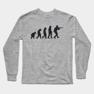 Survivalism evolution Long Sleeve T-Shirt